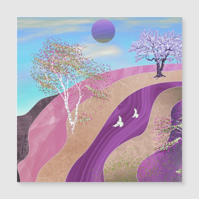 Spring Blossoms Landscape (Front)