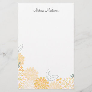 Spring Blossoms Personalized Stationery