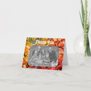 Spring Blossoms Personalized Thank You Photo Card