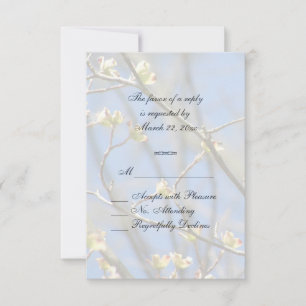 Spring Blossoms RSVP Card