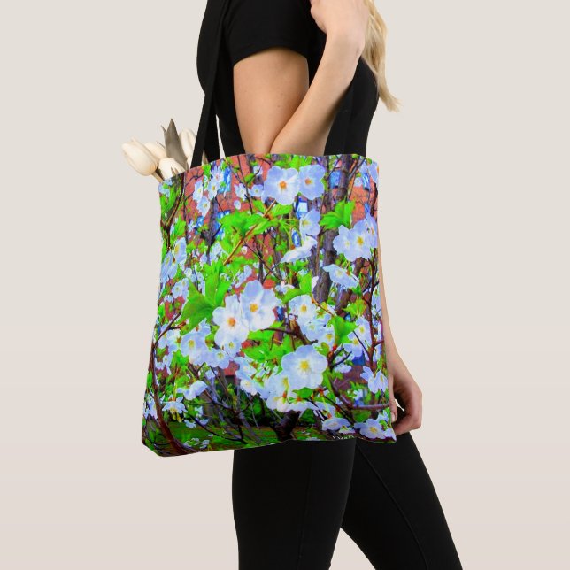 'Spring Blossoms'  Tote Bag (Close Up)