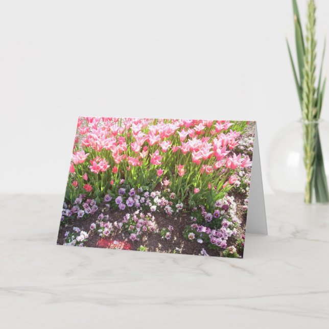 Spring Blossoms Two Holiday Card (Front)