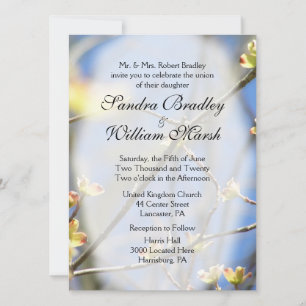 Spring Blossoms Wedding Invitation