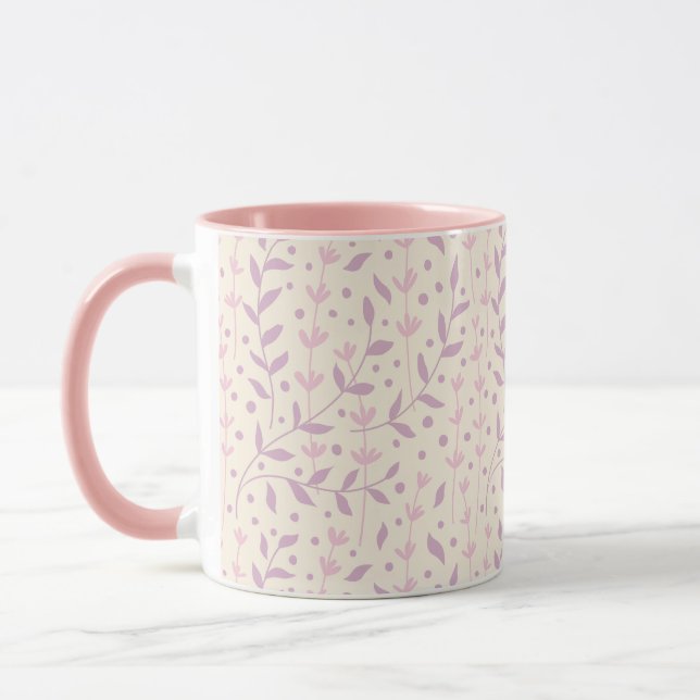 Spring Blush Meadow Branches Mug (Left)