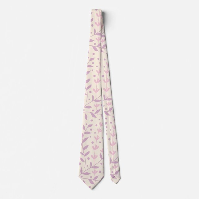 Spring Blush Meadow Branches Tie (Front)