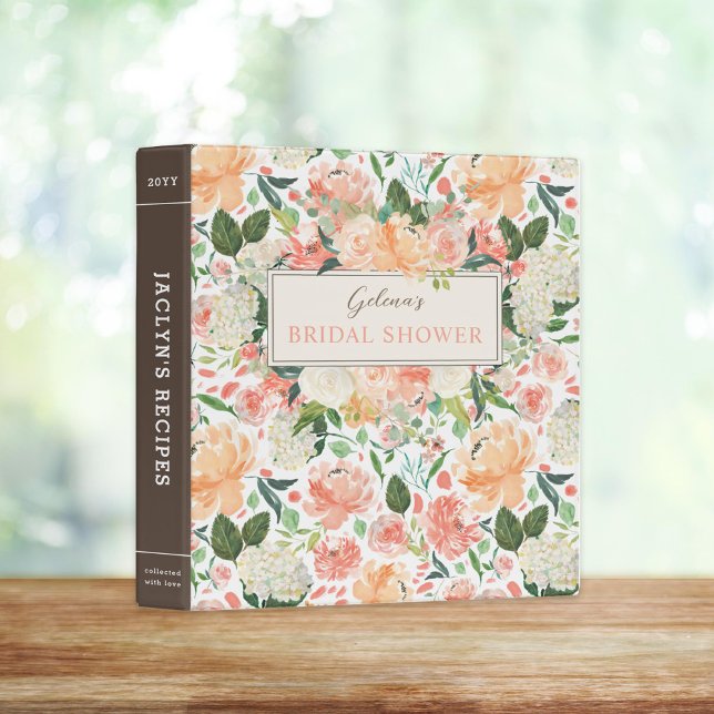Spring Blush Watercolor Floral Recipe Binder (Creator Uploaded)