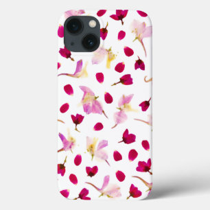 Spring Botanical Wildflowers Petal Blossoms iPhone 13 Case