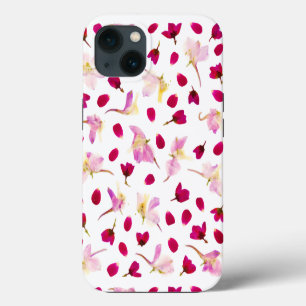 Spring Botanical Wildflowers Petal Blossoms iPhone 13 Case