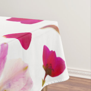 Spring Botanical Wildflowers Petal Blossoms Tablecloth