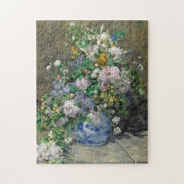 Spring Bouquet, 1866 by Pierre-Auguste Renoir Jigsaw Puzzle (Vertical)