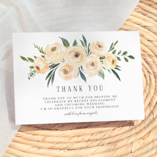 Spring Bouquet Bridal Shower Thank You Card