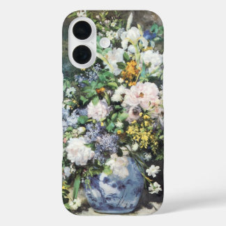 Spring Bouquet by Pierre Renoir, Vintage Flowers iPhone 16 Case