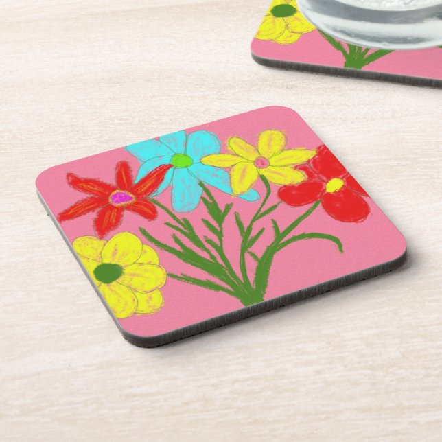 Spring bouquet coaster (Left Side)