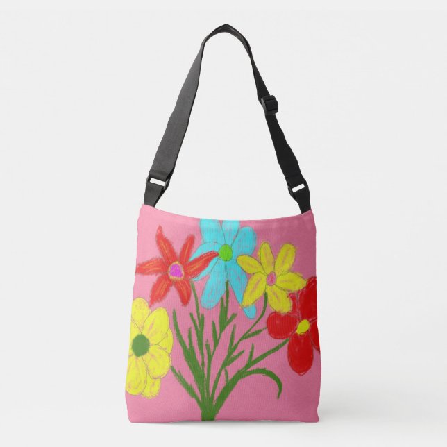 Spring bouquet crossbody bag (Front)