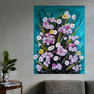 Spring Bouquet Painting by Alfred Fox Canvas Print