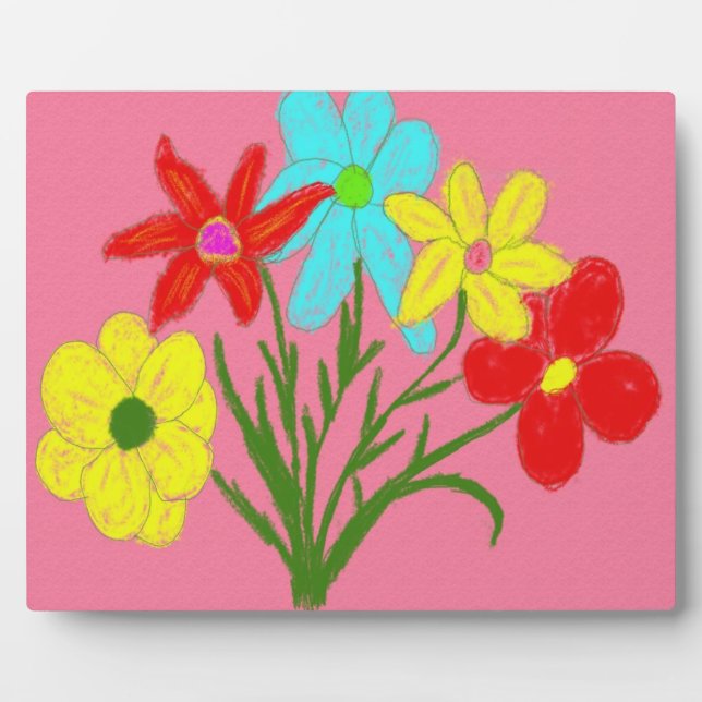 Spring bouquet plaque (Front)