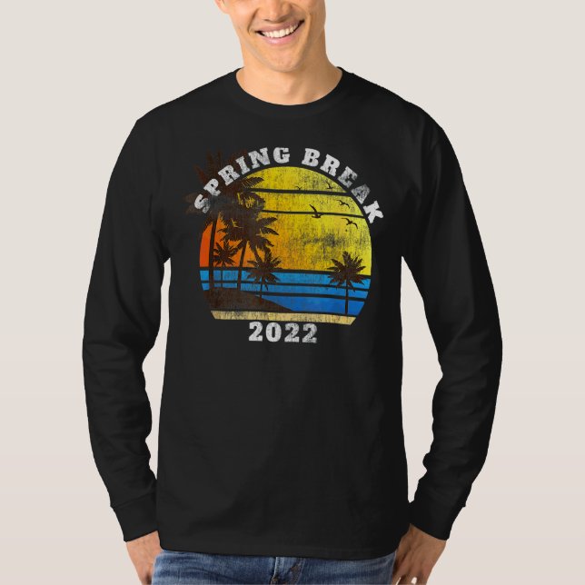 Spring Break 2022 Beach Matching Group Party T-Shirt (Front)