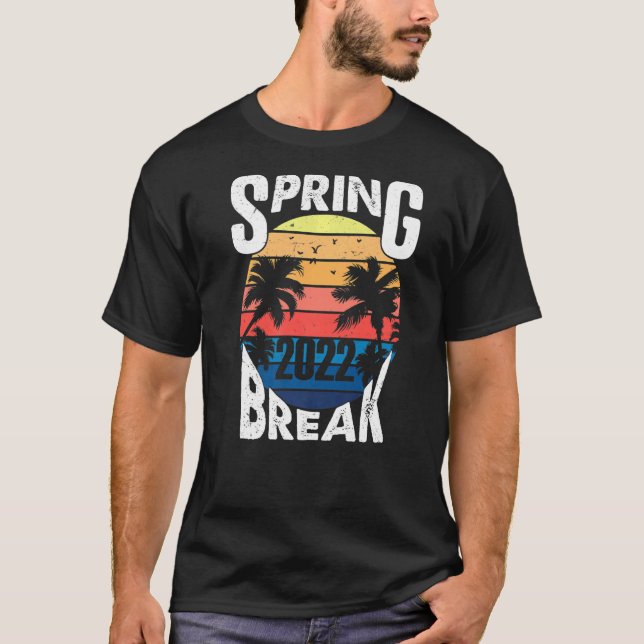 Spring Break 2022 family Tee Spring Break Sunset 2 (Front)
