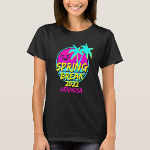 Spring Break 2022 Vintage 80s Hermosa Family Vacat T-Shirt