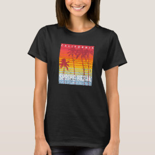 Spring Break 2023 California Palm Trees Artwork T-Shirt