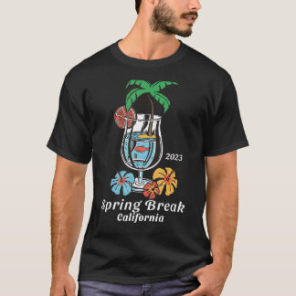 Spring Break 2023 California Souvenir T-Shirt