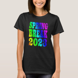 Spring Break 2023 Vintage Rainbow T-Shirt