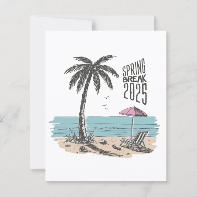 Spring Break 2025 Beach Vibes (Front)