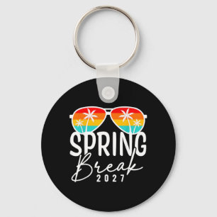 Spring Break 2027 Tees For Men Women Kids Vacation Keychain
