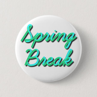 Spring Break 3D 2 Inch Round Button