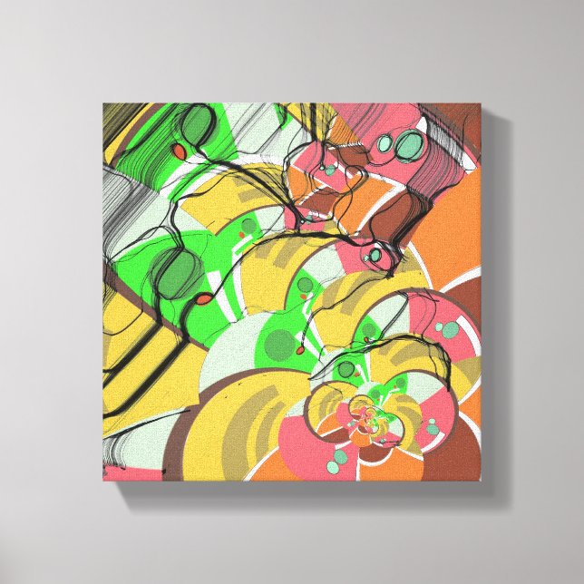 spring break canvas print (Front)