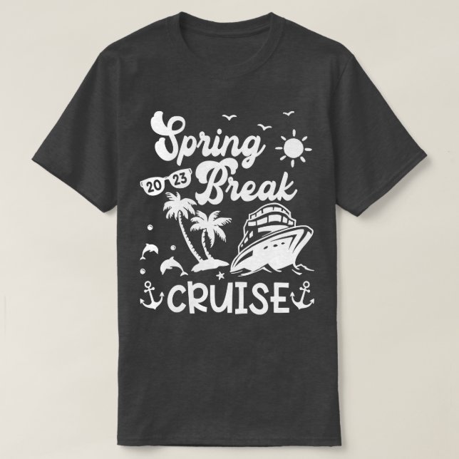 Spring Break Cruise 2023 T-Shirt (Design Front)