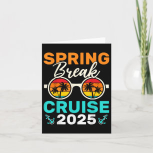 Spring Break Cruise 2025 For Family Matching Cruis Card