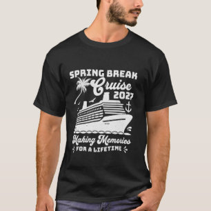 Spring Break Cruise 2027 Matching Family Group Vac T-Shirt