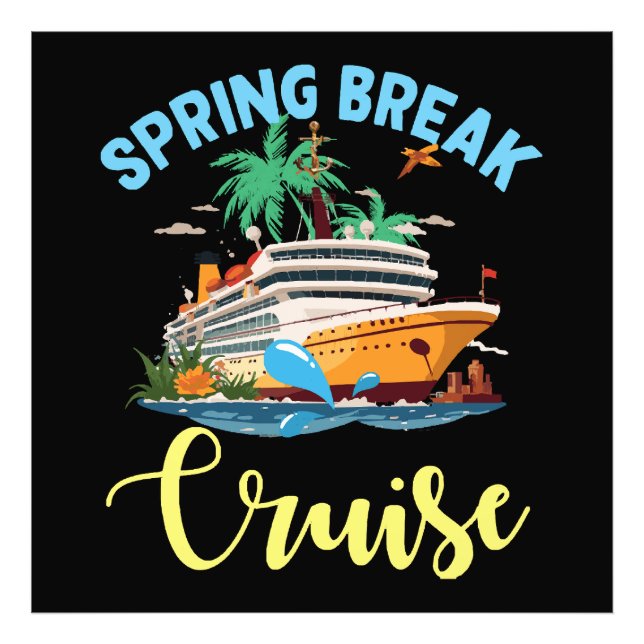 Spring Break Cruise Photo Print (Front)