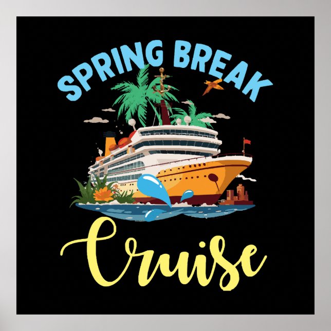 Spring Break Cruise Poster (Front)