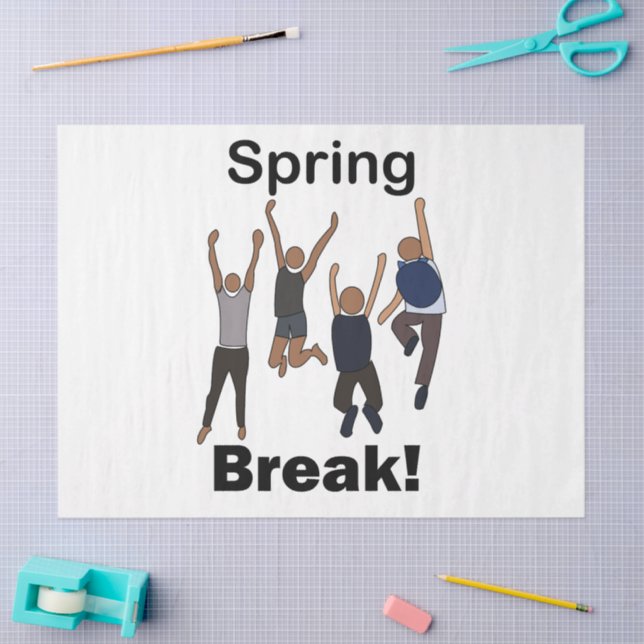Spring Break Friendship Tissue Paper (Craft)