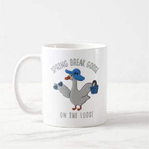 Spring Break Goose On The Loose Coffee Mug