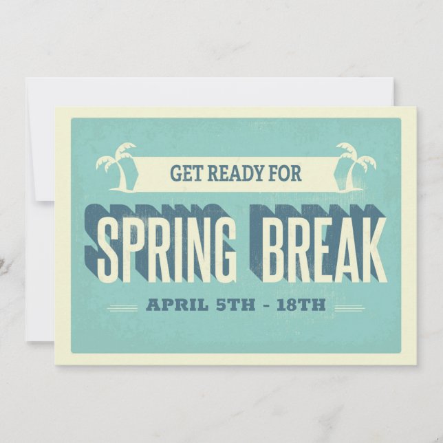 Spring Break Invitation (Front)