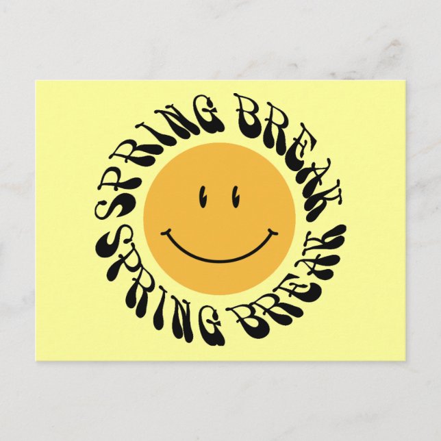Spring Break Postcard (Front)