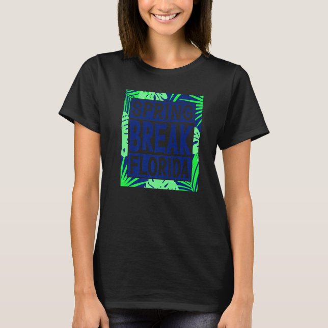 Spring Break Senior Class Student School Trip Flor T-Shirt (Front)