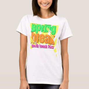 Spring Break South Beach Shirt Bright green/orange