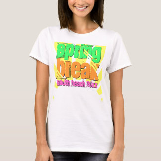 Spring Break South Beach Shirt Bright green/orange