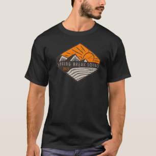 Spring Break Squad 2023  Retro Mountain River Suns T-Shirt