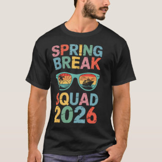 Spring Break Squad 2026 Funny Vintage Team Family T-Shirt