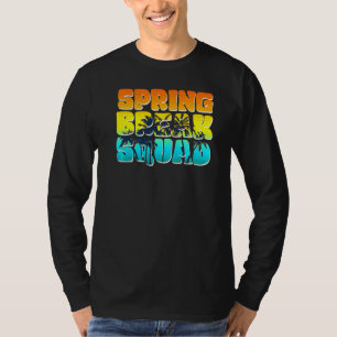 Spring Break Squad Family Matching Group Vacation  T-Shirt