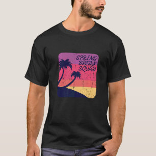 Spring Break Squad Family Matching Group Vacation  T-Shirt