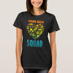 Spring Break Squad Family Matching Group Vacation  T-Shirt