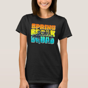 Spring Break Squad Family Matching Group Vacation  T-Shirt