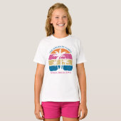 Spring Break Trip Beach Sunset Cute Custom Girls T-Shirt (Front Full)
