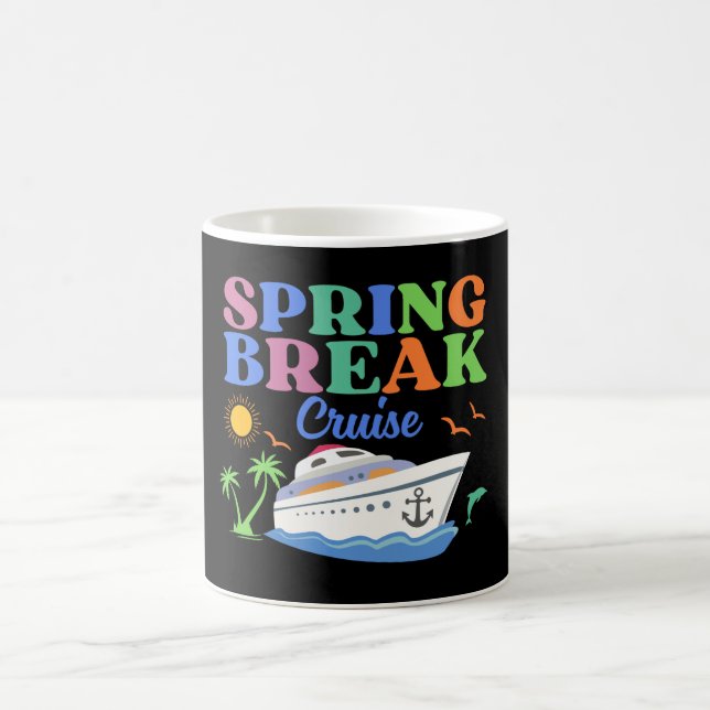 Spring Break Vacation Men's Basic T-Shirt Coffee Mug (Center)